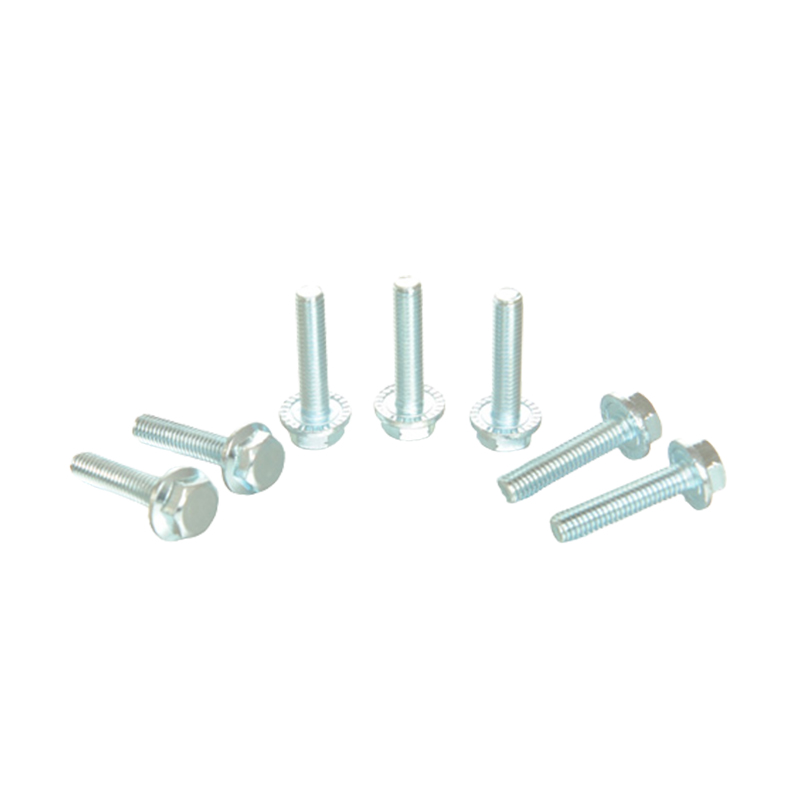 Flensa heksagonal dengan paking dan sekrup bergigi